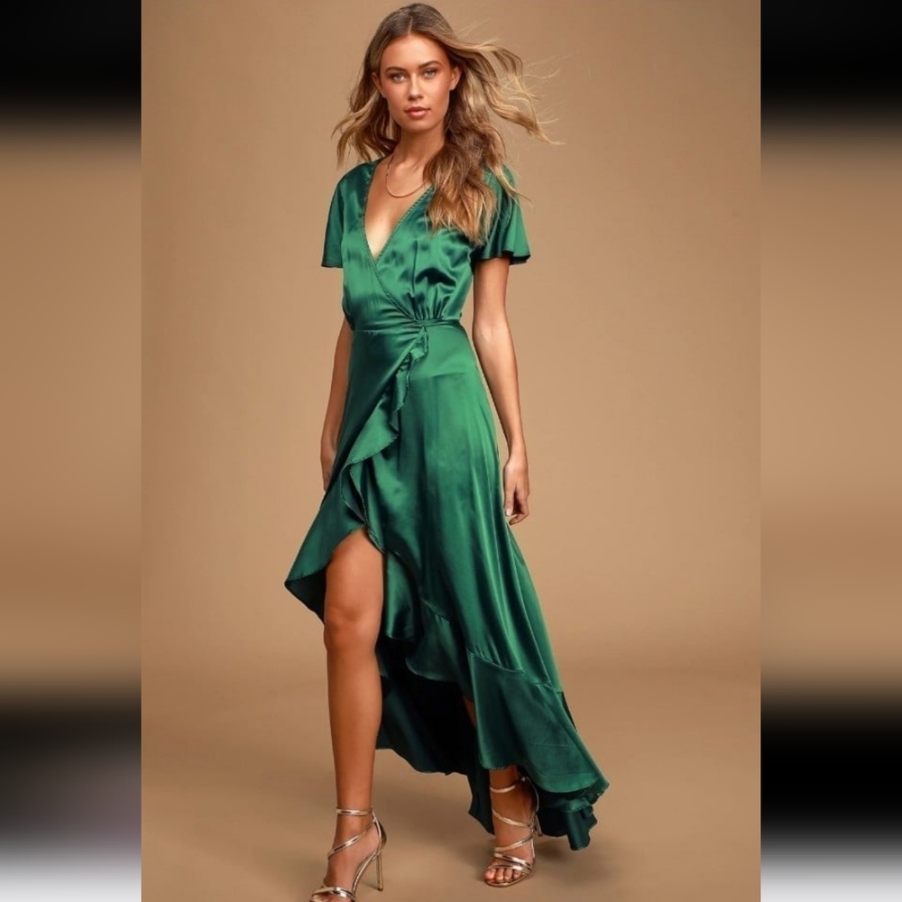Lulus high low maxi dress